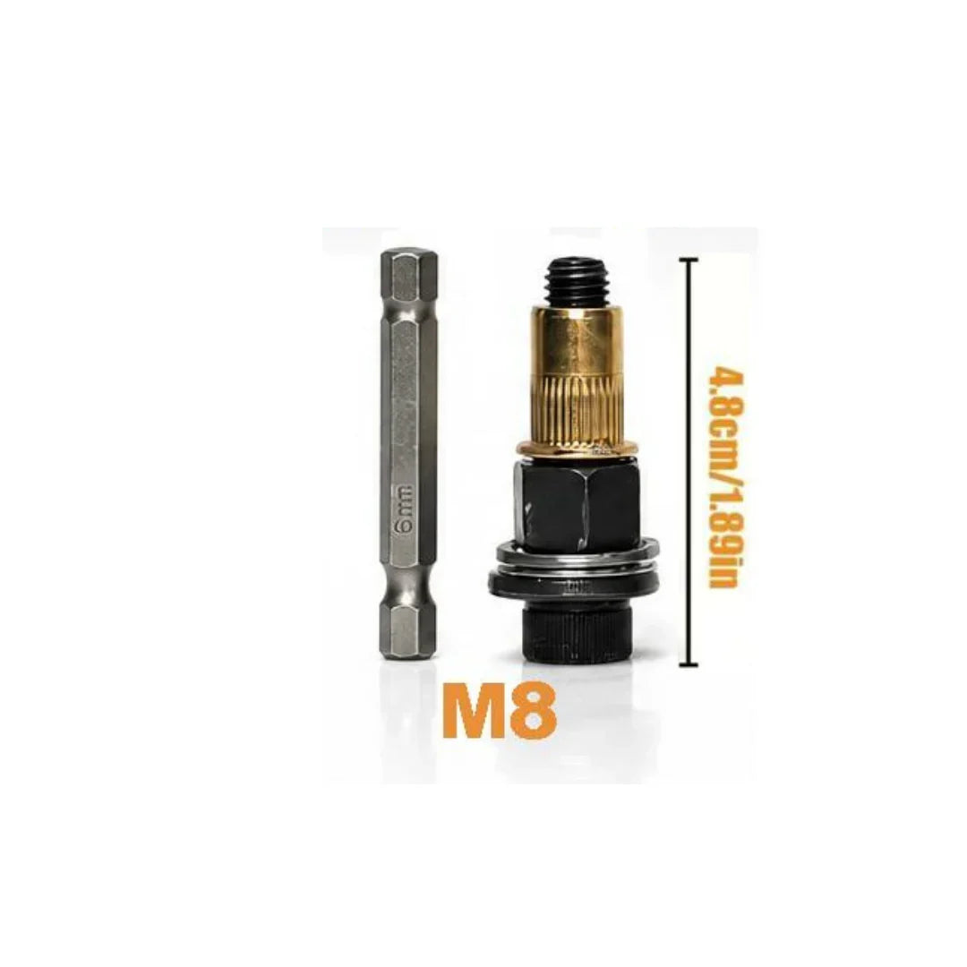 Rivet Nut Tool Set M3 To M8 Assorted Heads