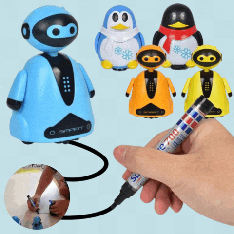 Robot Toy Line-Following Marker-Tracked Mini