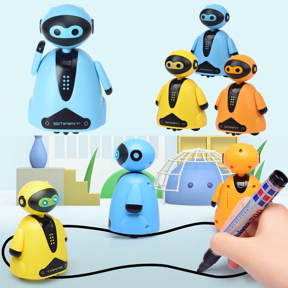 Robot Toy Line-Following Marker-Tracked Mini