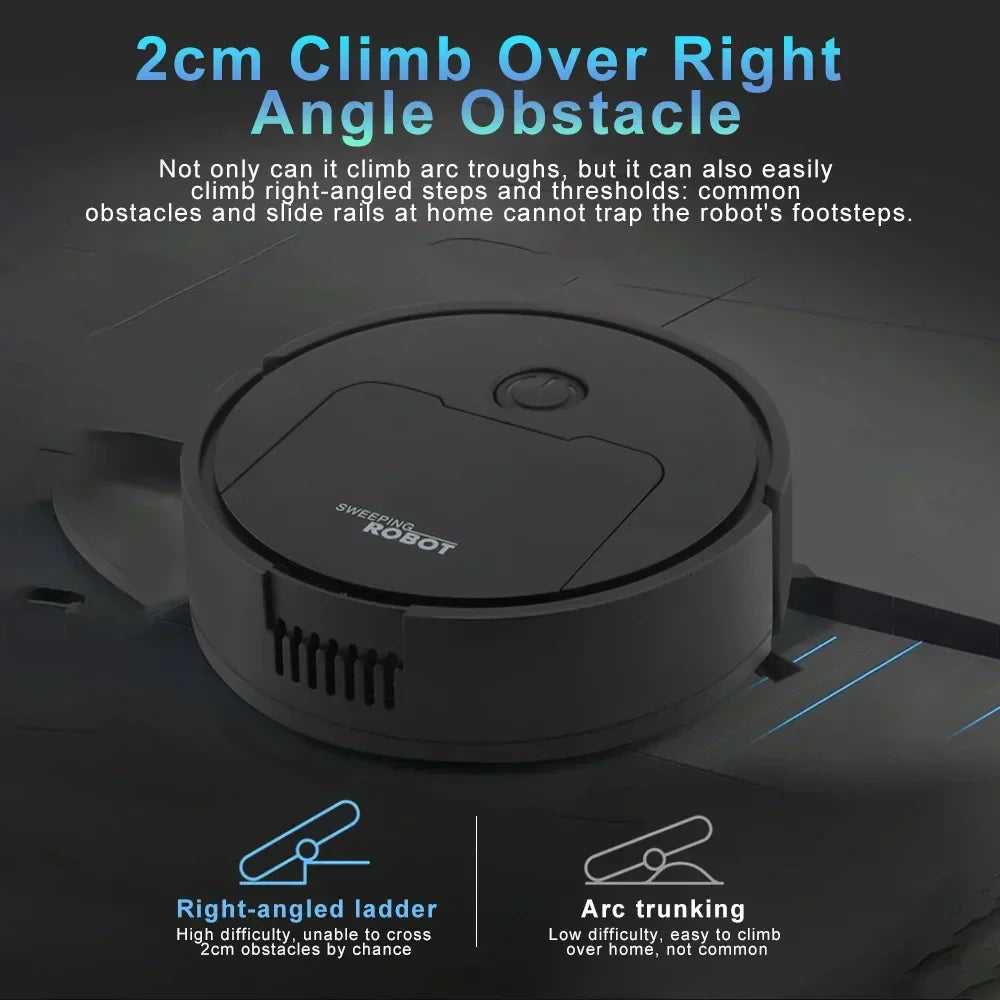 Robot Vacuum Cleaner 3-in-1 Vacuum Sweep & Mop 90-Min Battery