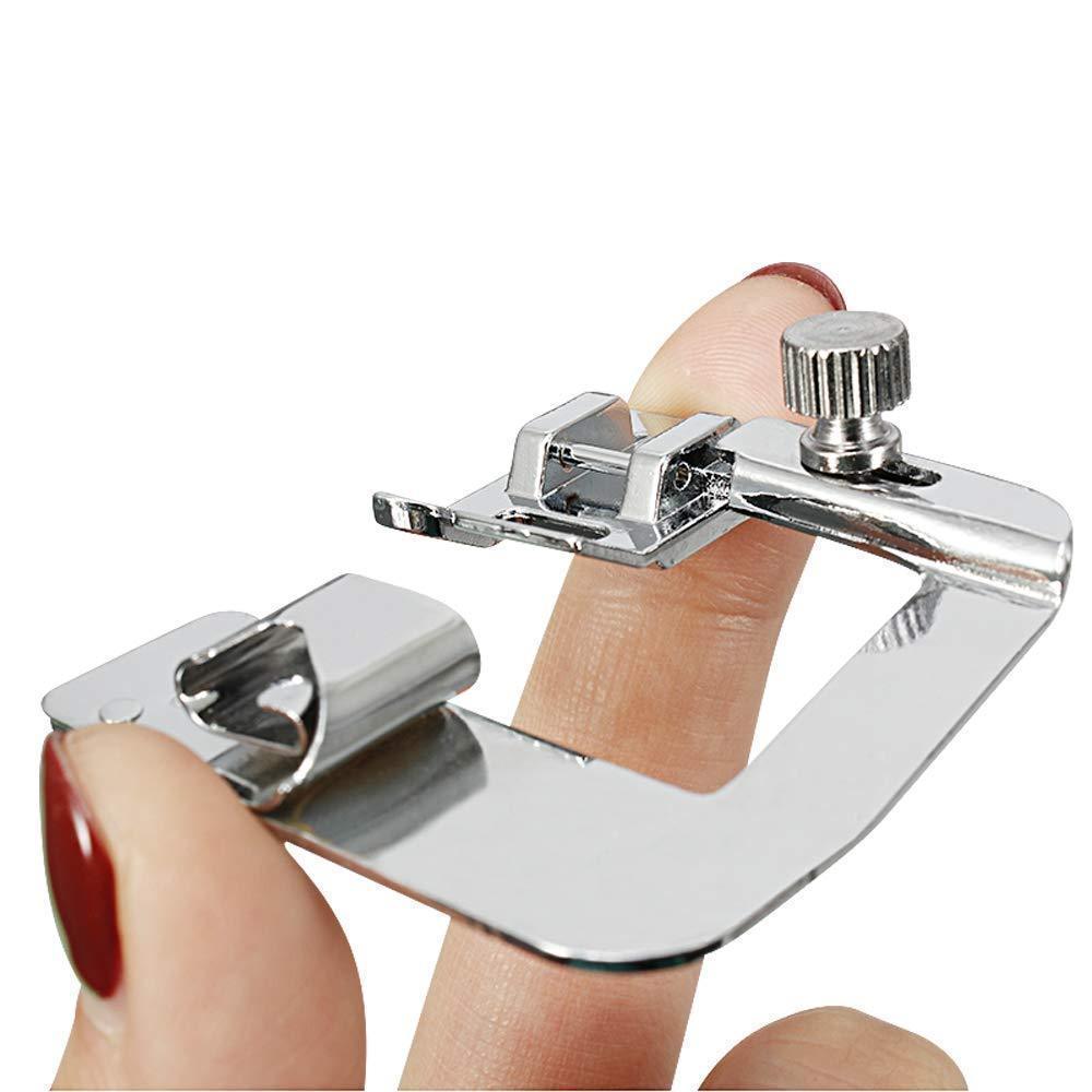 Rolled Hem Presser Foot One-Step Universal Fit Three Widths