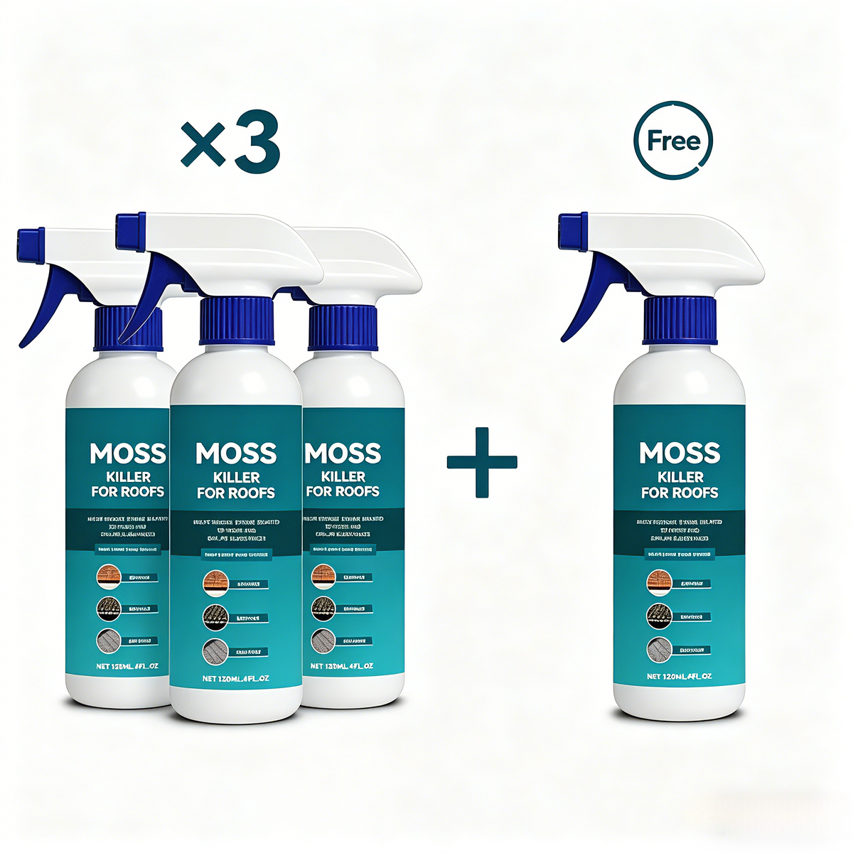 Roof Cleaner Spray-On Moss & Algae Remover