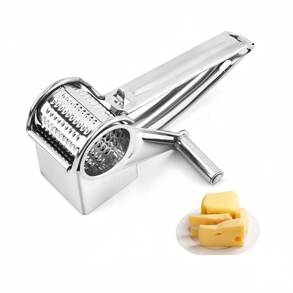Rotary Cheese Grater Stainless Steel Hand Crank