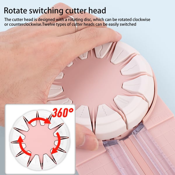 Rotary Circle Cutter 12-In-1 Stainless Steel Blade