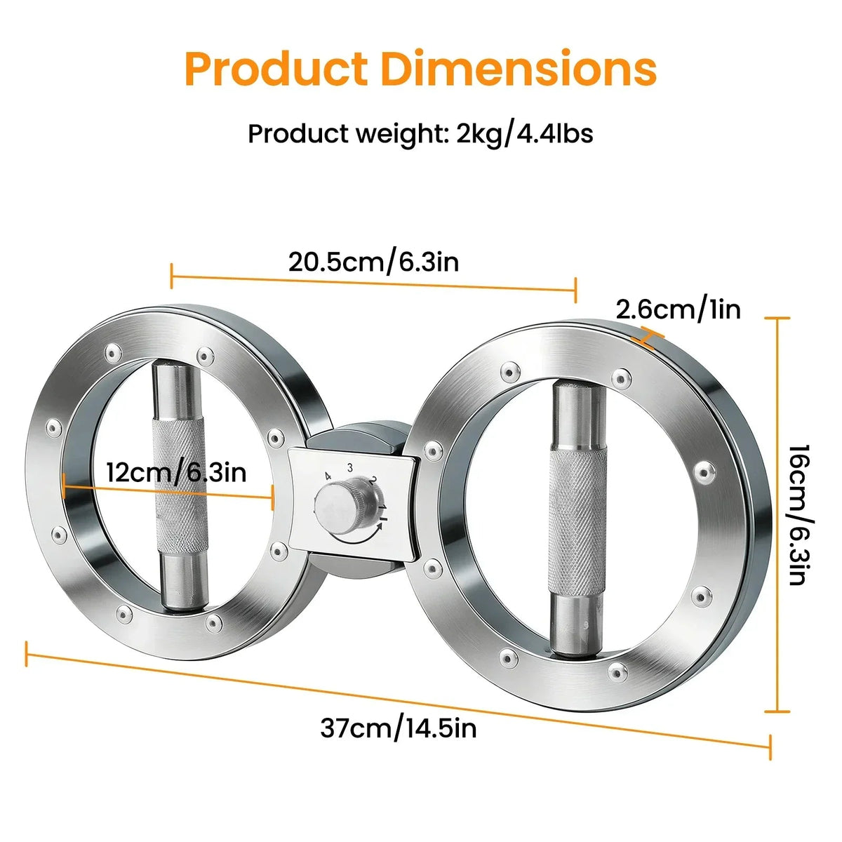 Rotary Strength Trainer Adjustable Resistance Stainless Steel