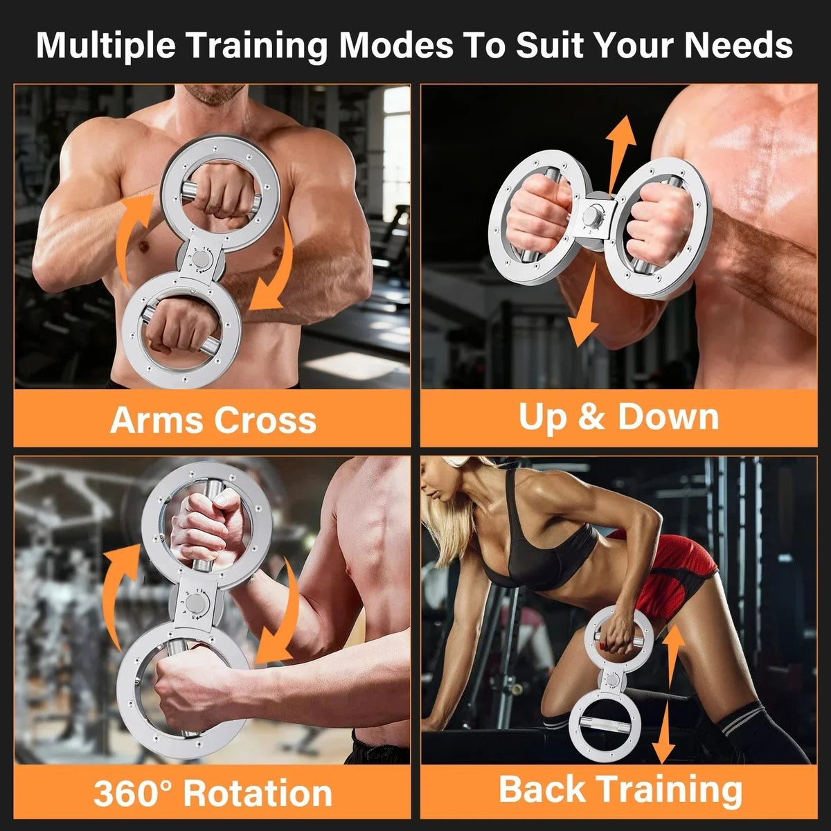 Rotary Strength Trainer Adjustable Resistance Stainless Steel