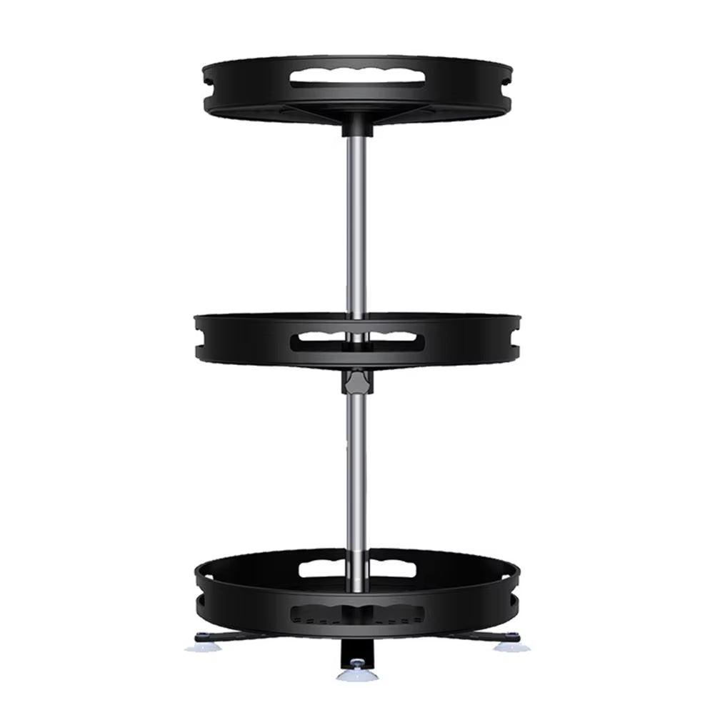 Rotating Spice Rack 360° Rotation Adjustable Tiers