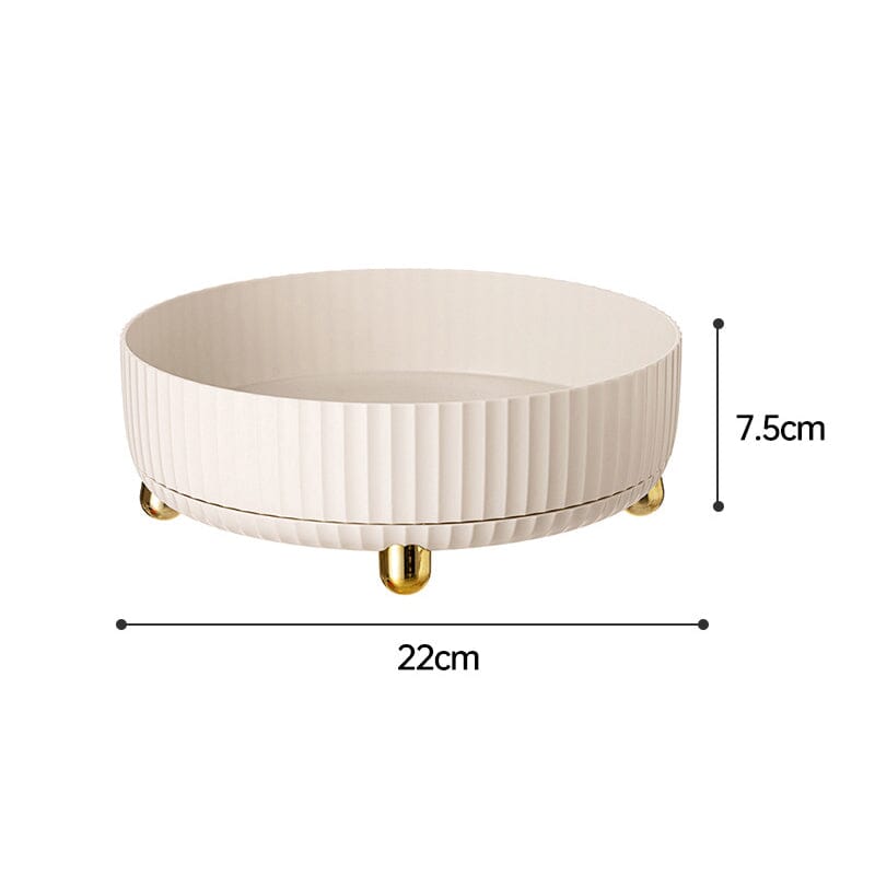 Rotating Spice Rack 360° Rotation Raised Edge & Removable Base
