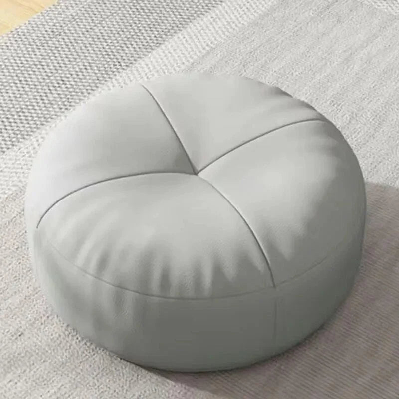 Round Floor Cushion High-Density Foam Durable Fabric Cover