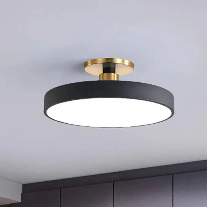 Round LED Ceiling Light Integrated LED Panel Flush Mount