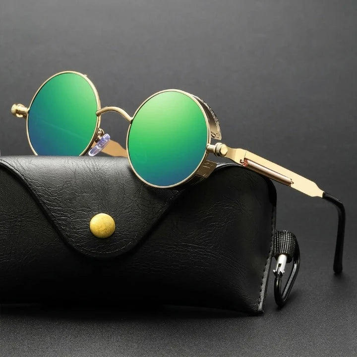 Round Sunglasses HD Polarized & UV400 Metal Frame