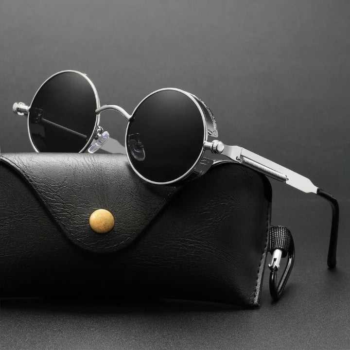 Round Sunglasses HD Polarized & UV400 Metal Frame