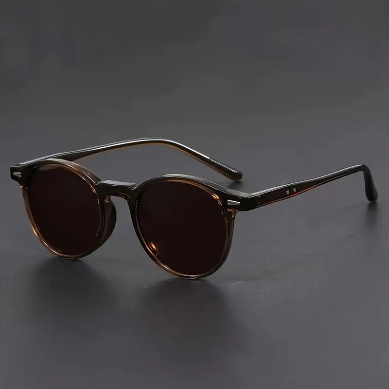 Round Sunglasses Lightweight Polycarbonate Frame