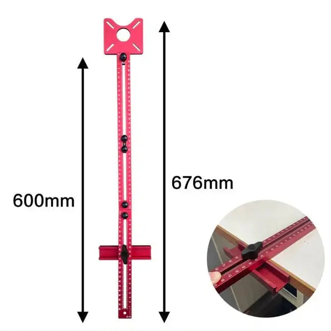 Router Template Aluminum Precision Non-Slip
