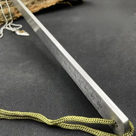 Ruler Hardened Steel Double-Sided Inch Scale