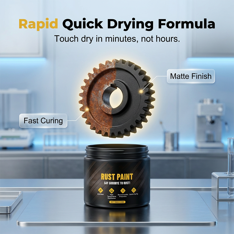 Rust Converter Touch-Dry In Minutes UV-Resistant Matte Finish