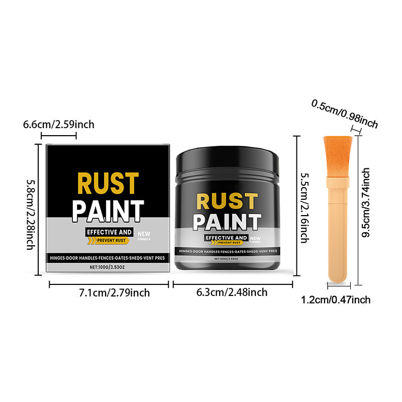 Rust Protection Paint Fast-Drying Smooth Gray Finish
