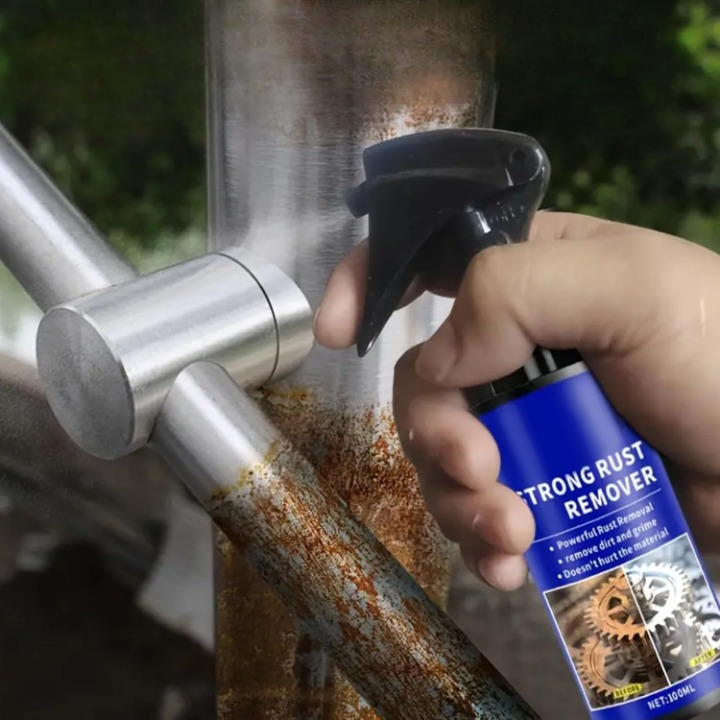 Rust Remover Spray Fast-Acting No-Scrub 3.4 Fl Oz