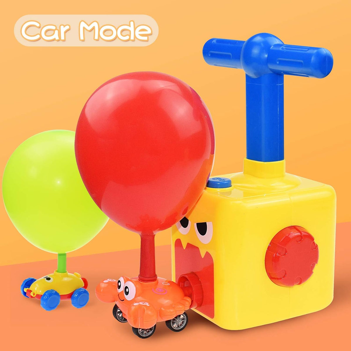 STEM Toy Balloon-Powered Car & Rocket Launcher Battery-Free