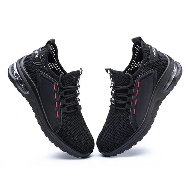 Safety Shoes Steel Toe Breathable Mesh Slip-Resistant