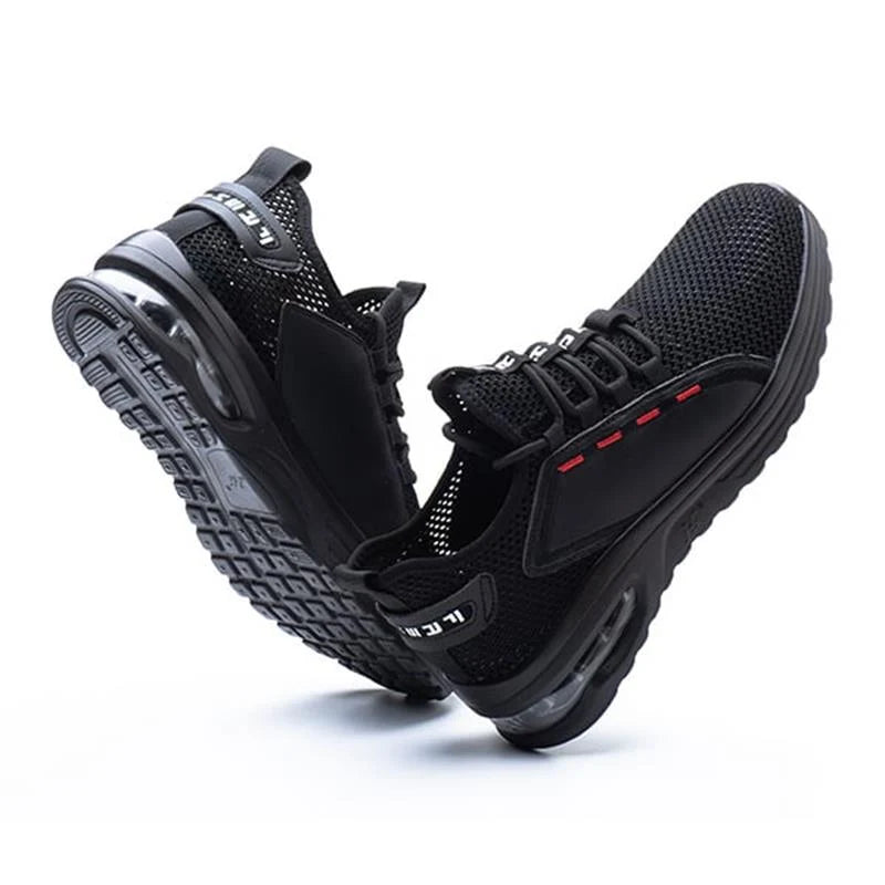 Safety Shoes Steel Toe Breathable Mesh Slip-Resistant