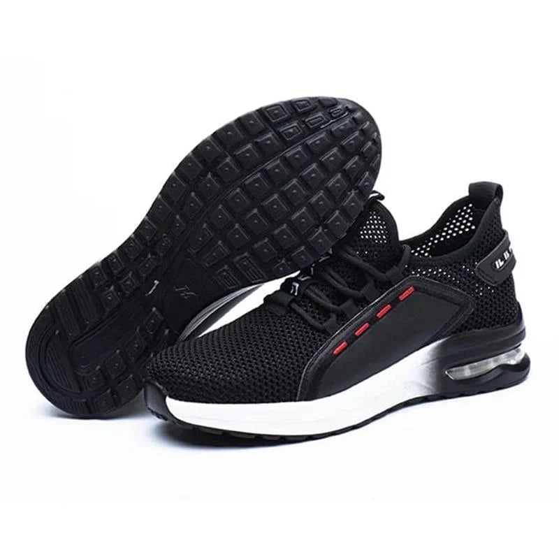 Safety Shoes Steel Toe Breathable Mesh Slip-Resistant