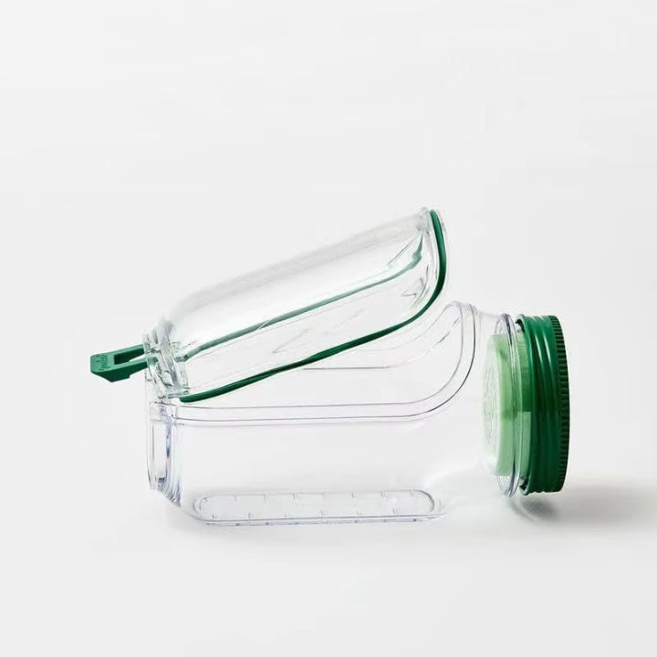 Salad Container Separate Compartments & Secure Lid