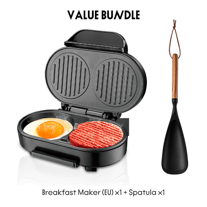 Sandwich Maker Double Non-Stick Plates Compact Metal Body