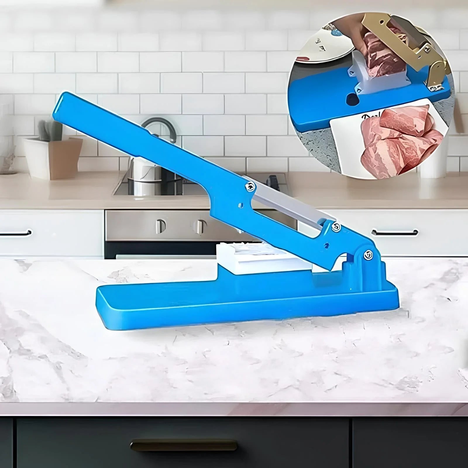 Sausage Stuffer Manual Ergonomic Lever Stainless Steel & Plastic