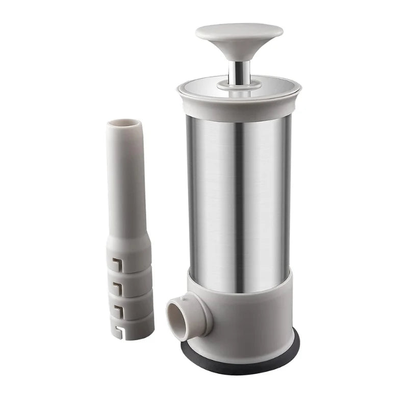 Sausage Stuffer Manual Lever Stainless Steel 4 Nozzles
