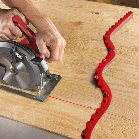 Saw Guide Flexible Toothed Non-Slip For Circular & Jigsaws