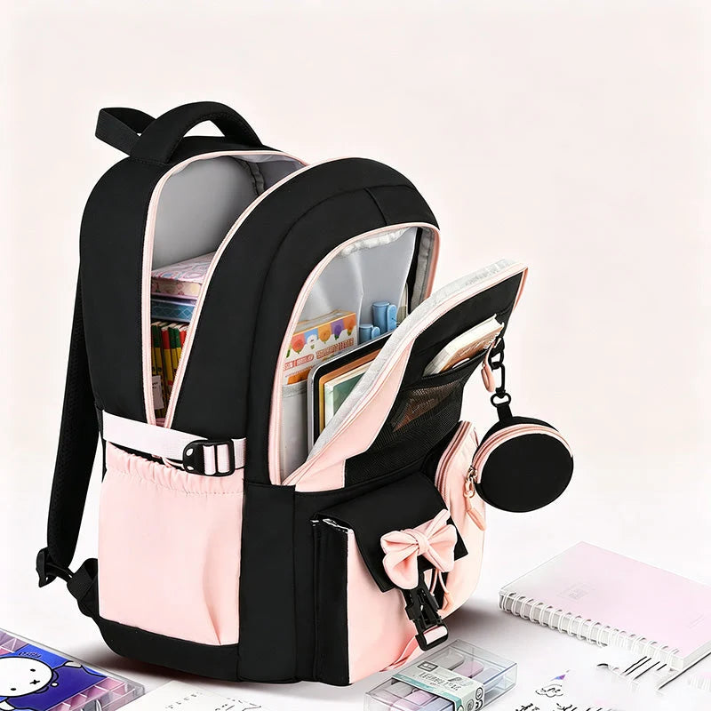 School Backpack Water Resistant Lightweight Anti Theft Pocket