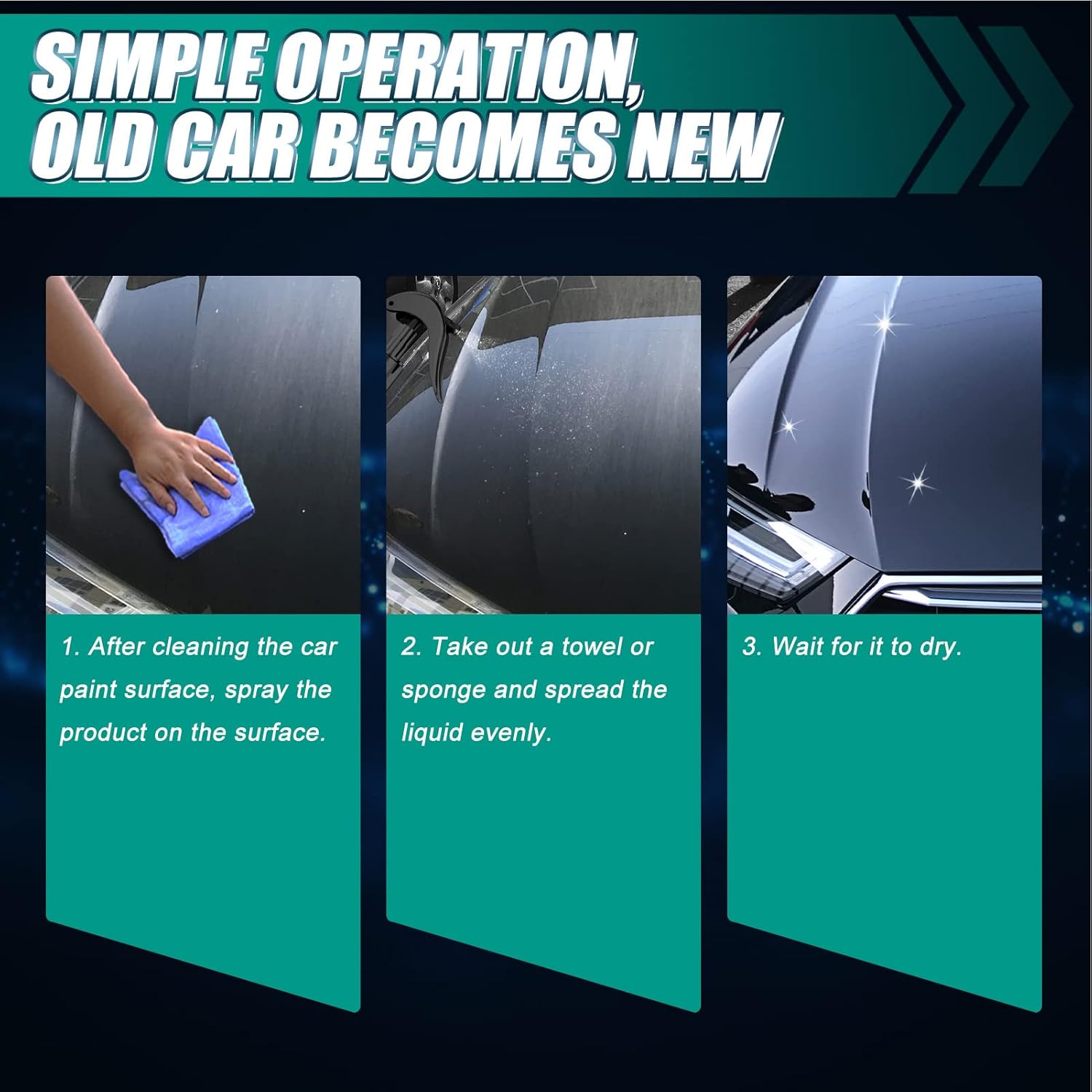 Scratch Repair Spray Instant Paint Restoration Non-Toxic