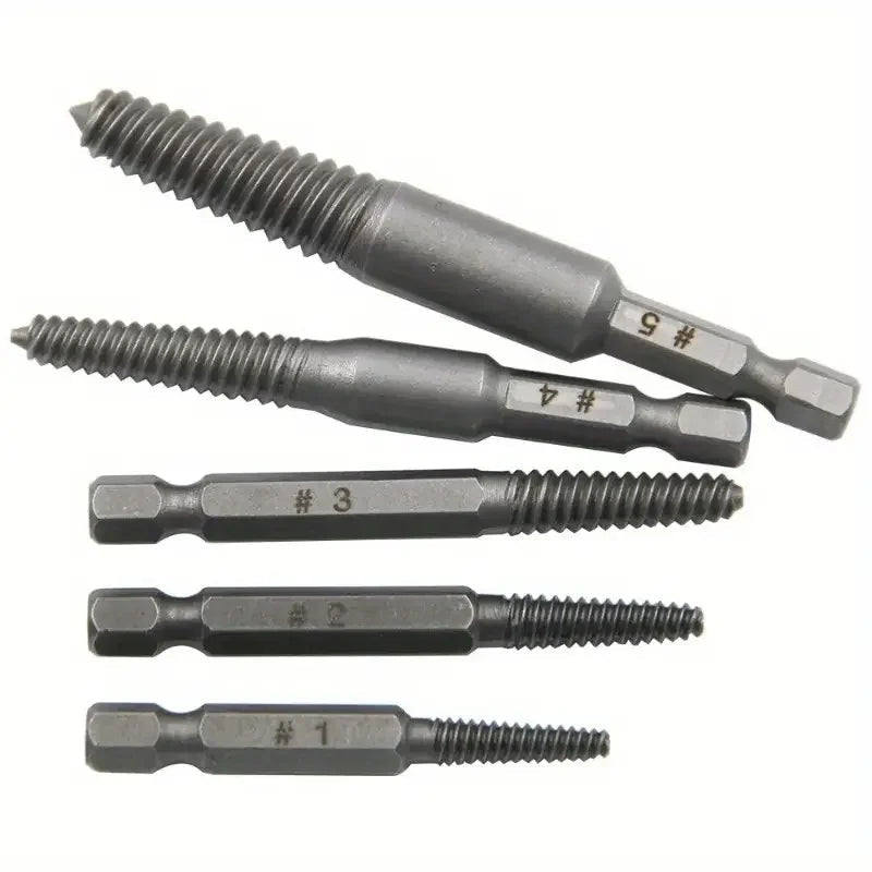 Screw Extractor Set Hardened Steel 10-Piece