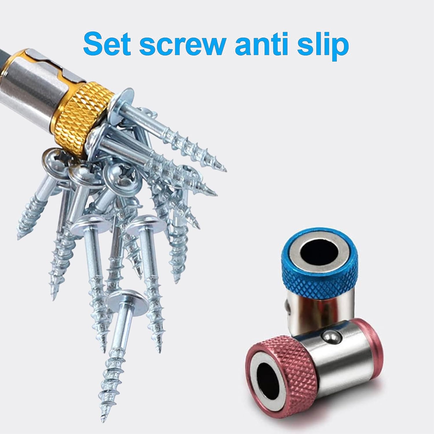 Screw Holder Magnetic Grip & Adjustable Depth Set of 2