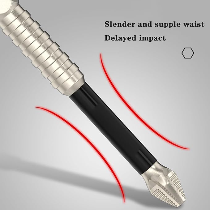 Screwdriver Bit Set Magnetic Carbon Steel Set of 6