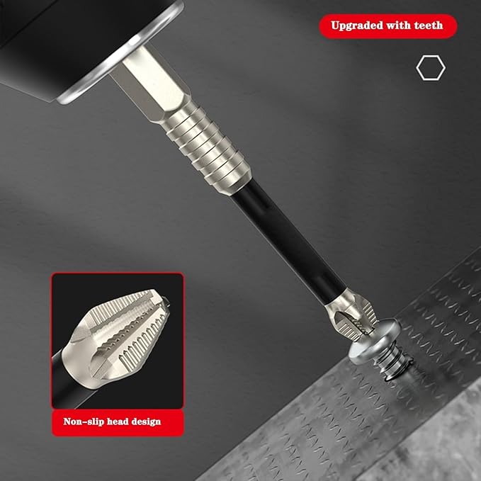 Screwdriver Bit Set Magnetic Carbon Steel Set of 6