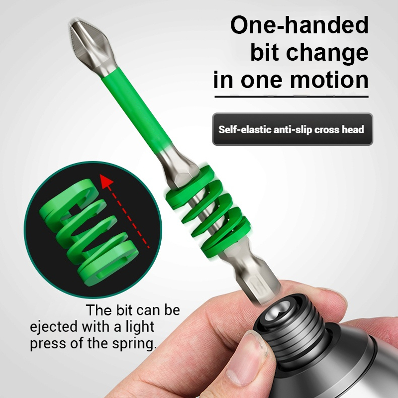 Screwdriver Bit Set Non-Slip Phillips Tip Magnetic Hold