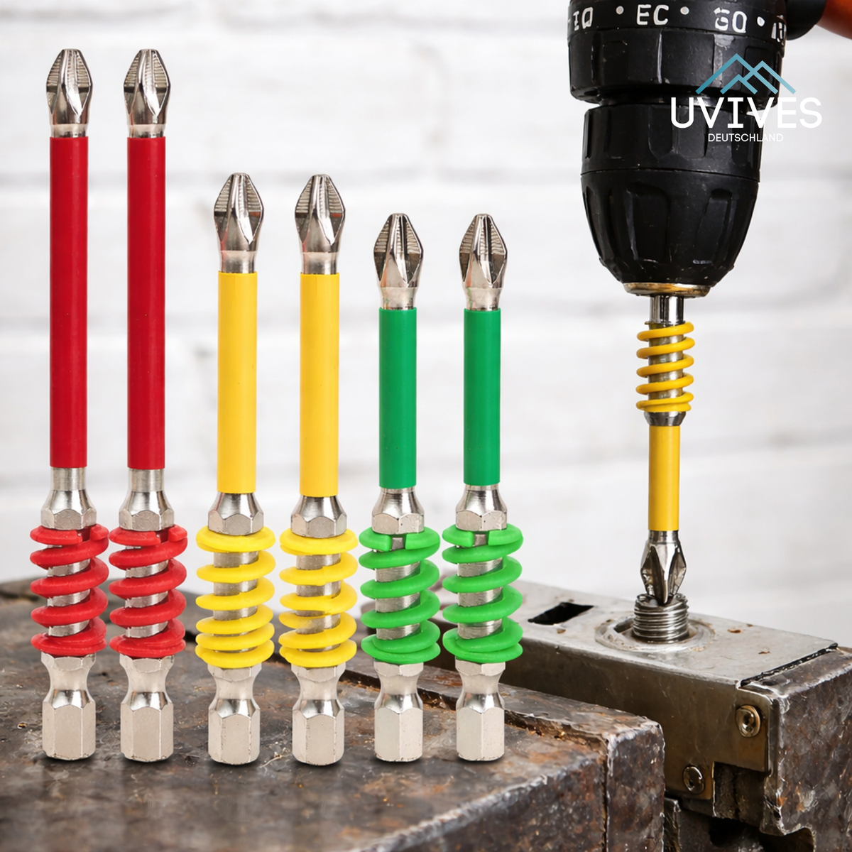 Screwdriver Bit Set S2 Alloy Steel Non-Slip & Magnetic