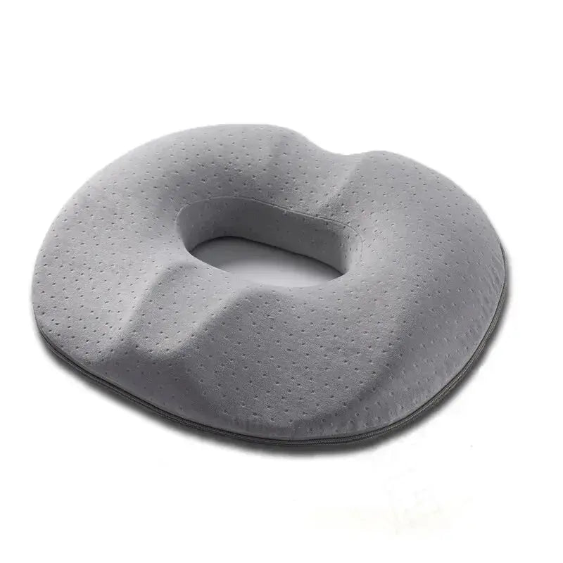 Seat Cushion Memory Foam Cutout Non-Slip Removable Washable Cover