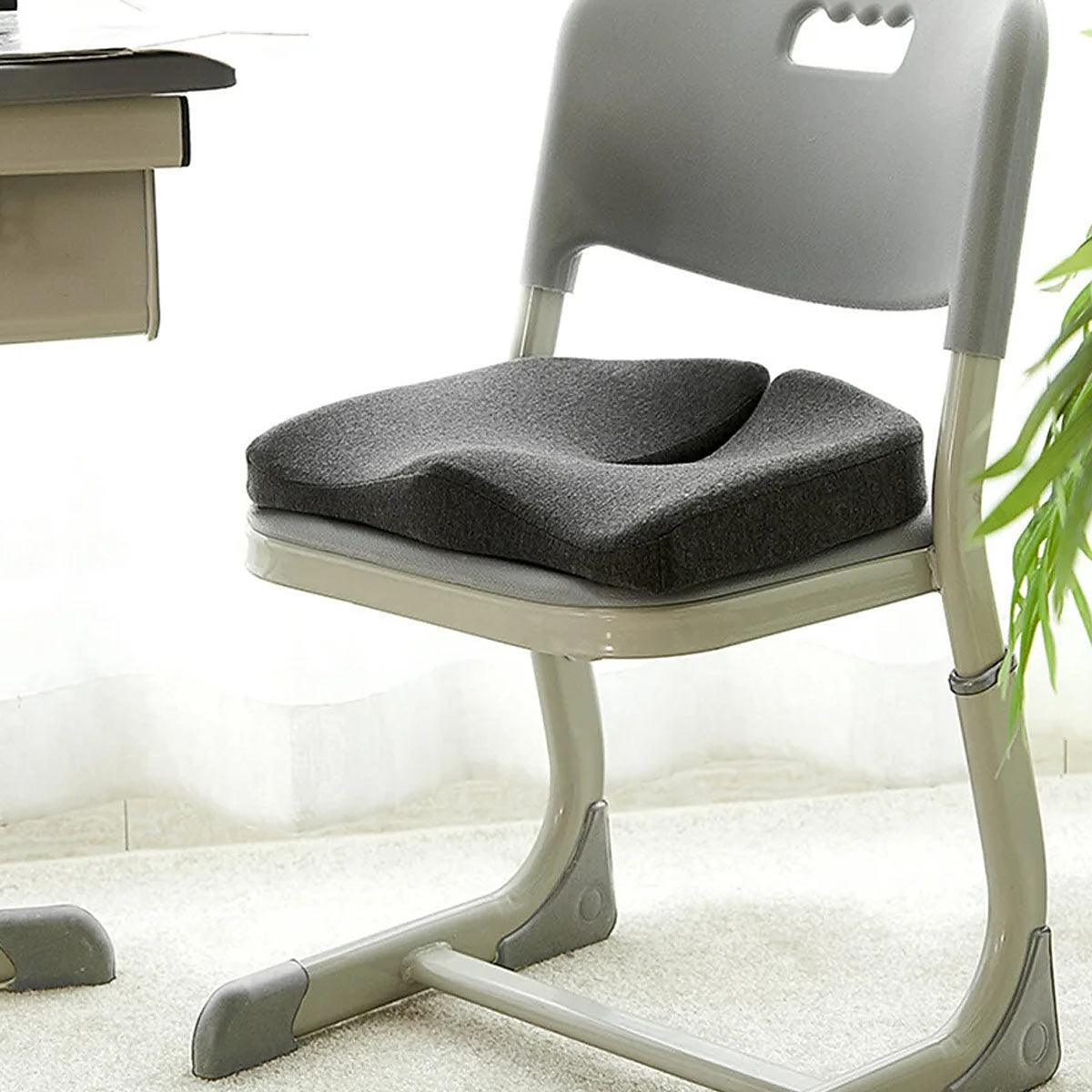 Seat Cushion U-Shaped Memory Foam Tailbone Relief Non-Slip