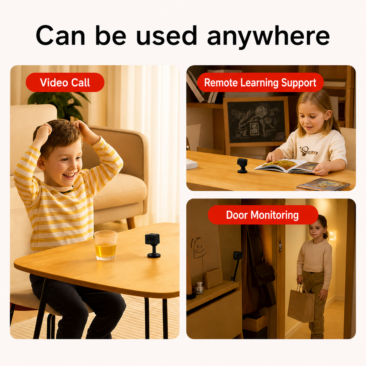 Security Camera 3K Full-Color Night Vision Solar Powered