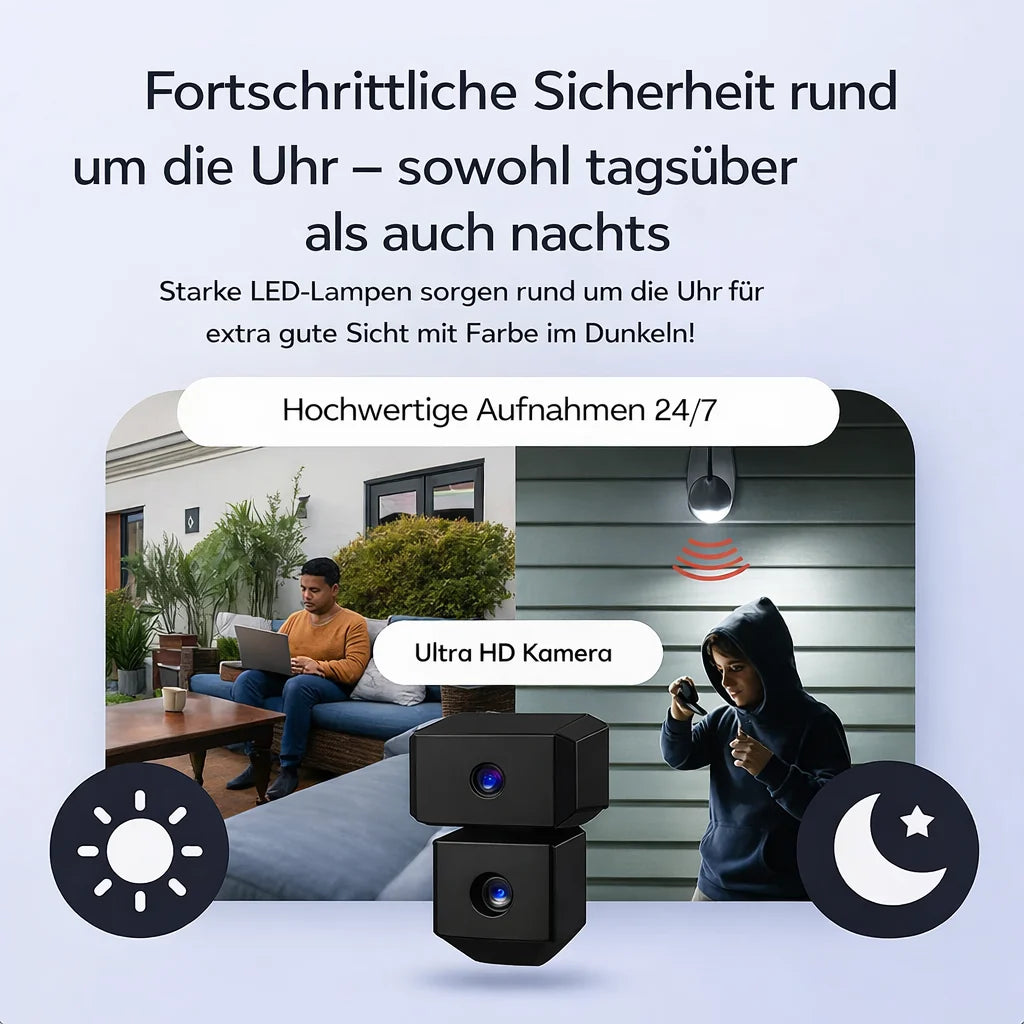 Security Camera 4K Wireless Infrared Night Vision