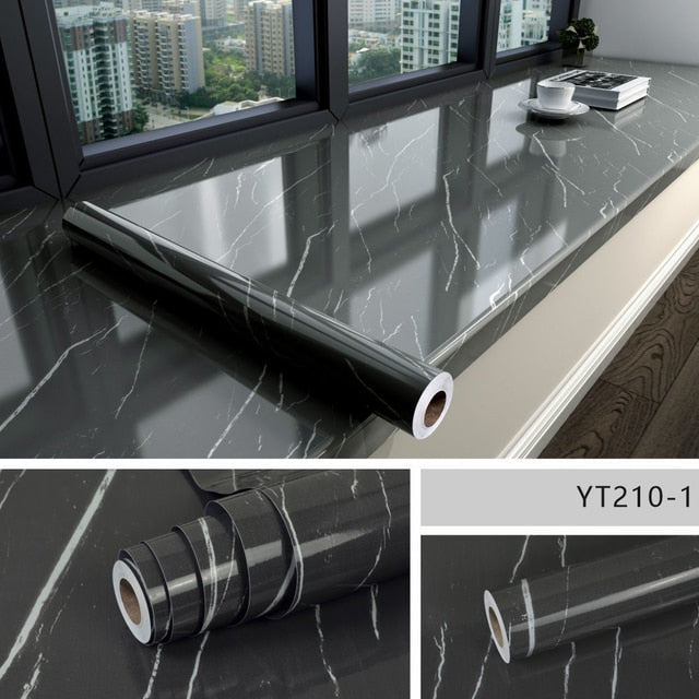 Self-Adhesive Marble Film Waterproof 60 cm Wide