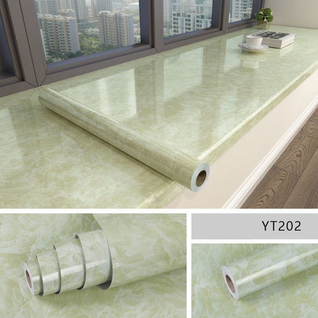 Self-Adhesive Marble Film Waterproof 60 cm Wide