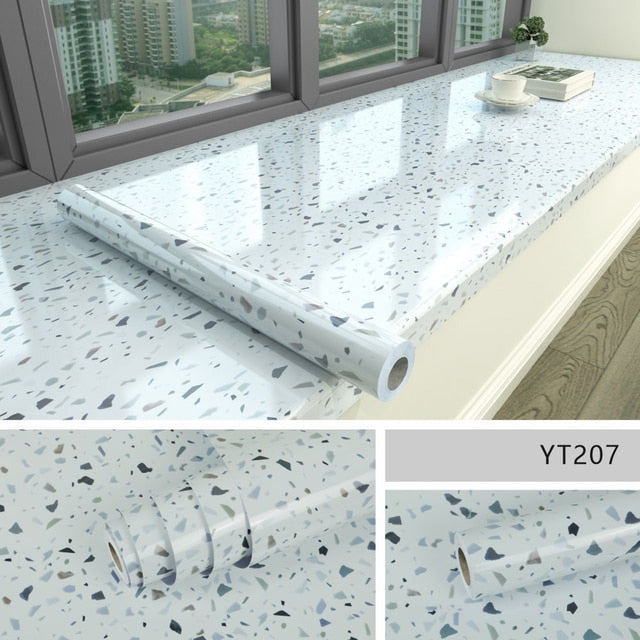 Self-Adhesive Marble Film Waterproof 60 cm Wide