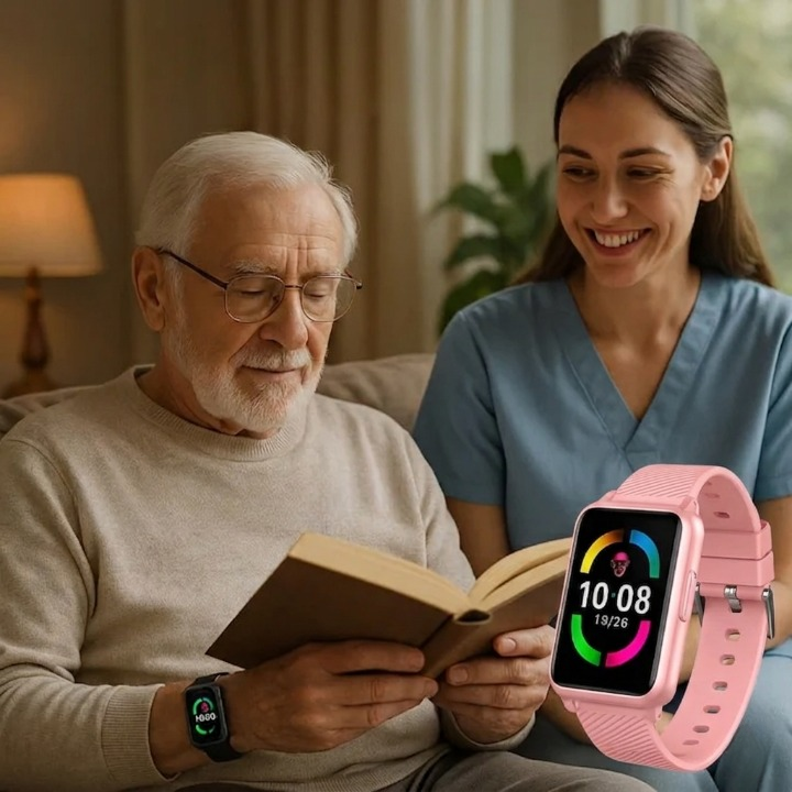 Senior Smartwatch Fall Detection & SOS Call 4G GPS
