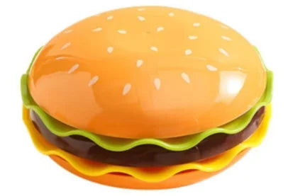 Serving Set Burger-Shaped Stackable Plastic