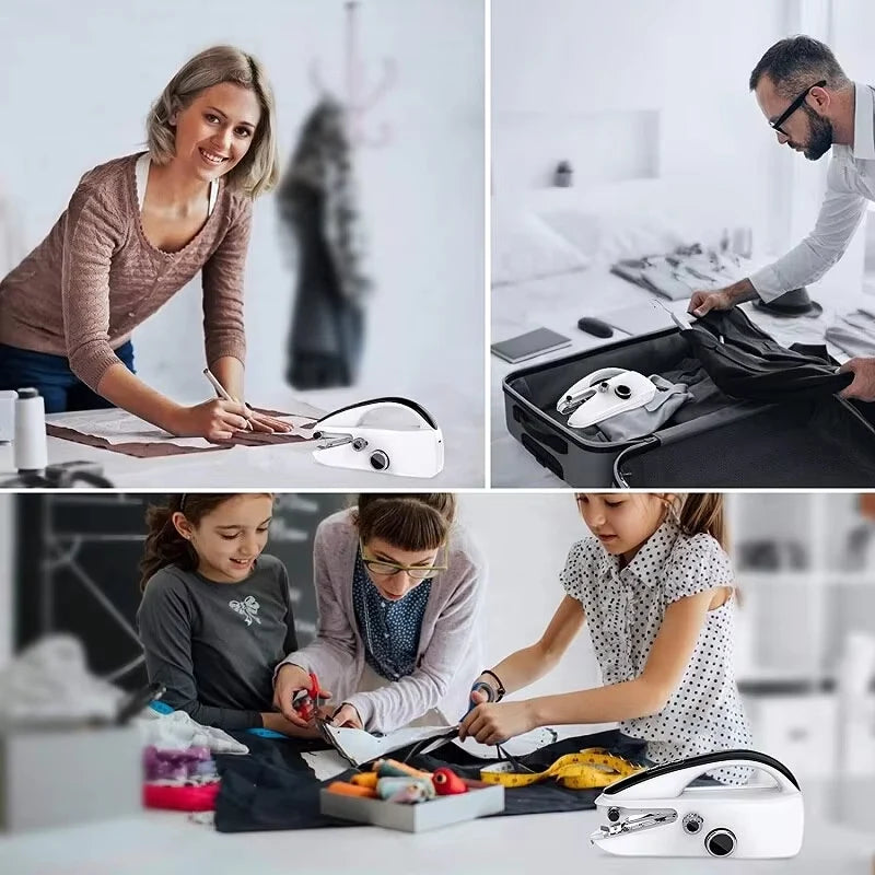 Sewing Machine Compact Dual-Speed USB-C & Battery Powered