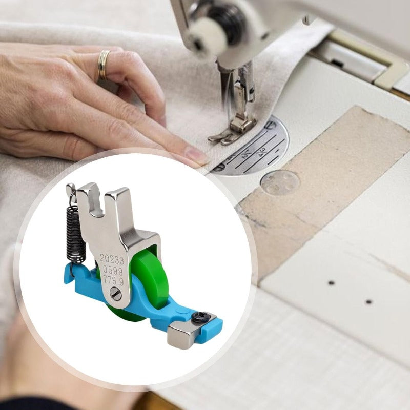 Sewing Machine Presser Foot Roller Feed Metal Body